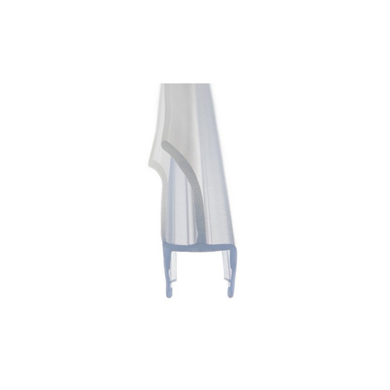 Junta flexible doble para cortinas de cristal con doble sellado