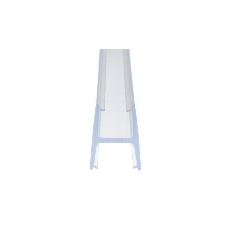 Junta rígida doble 10mm máxima estanqueidad cortinas cristal profesional
