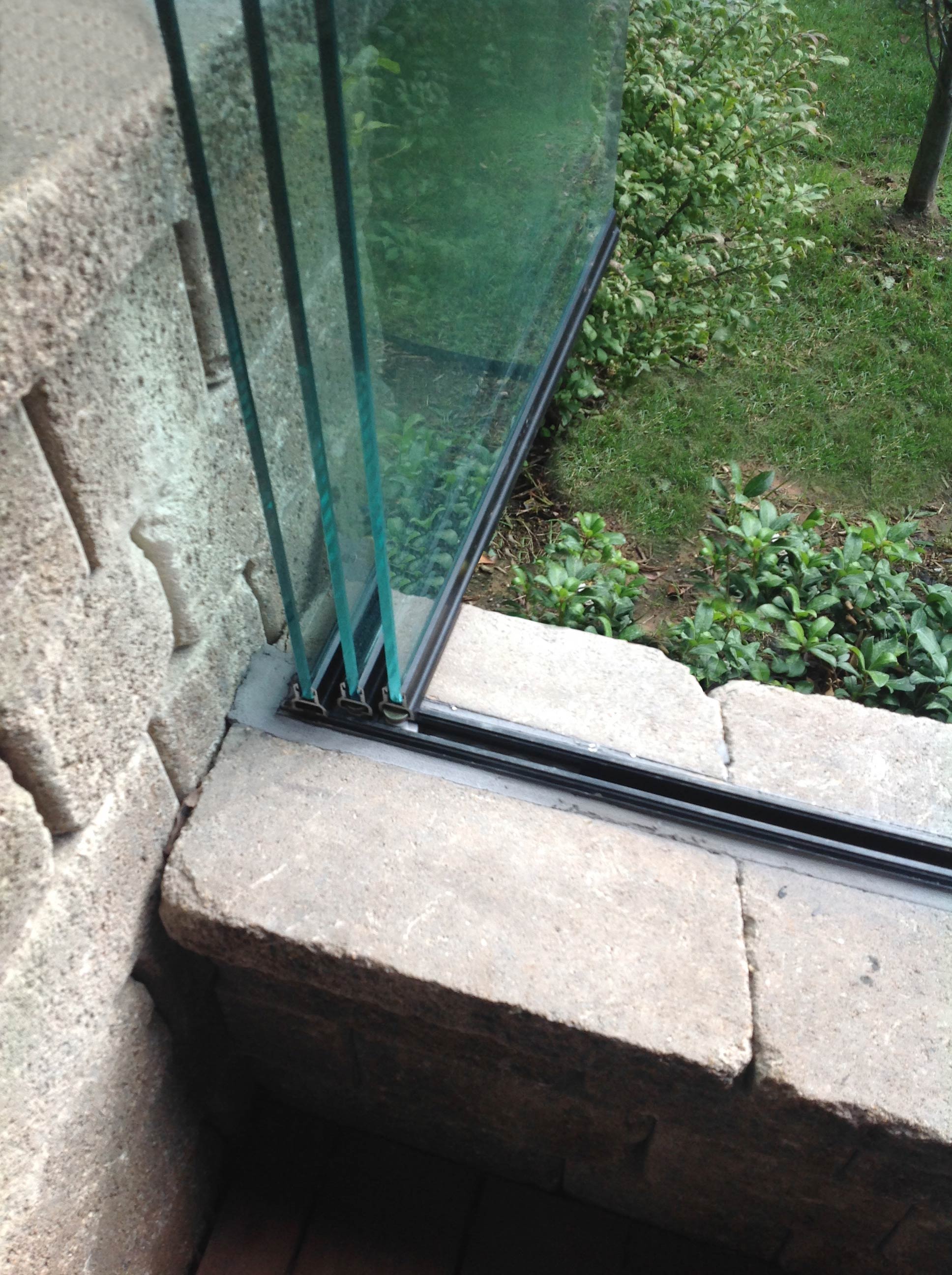 Glass enclosure for a porch in Oklahoma