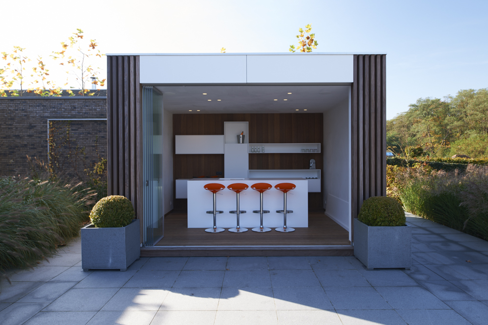 Cortinas de cristal para terraza bar en Bélgica